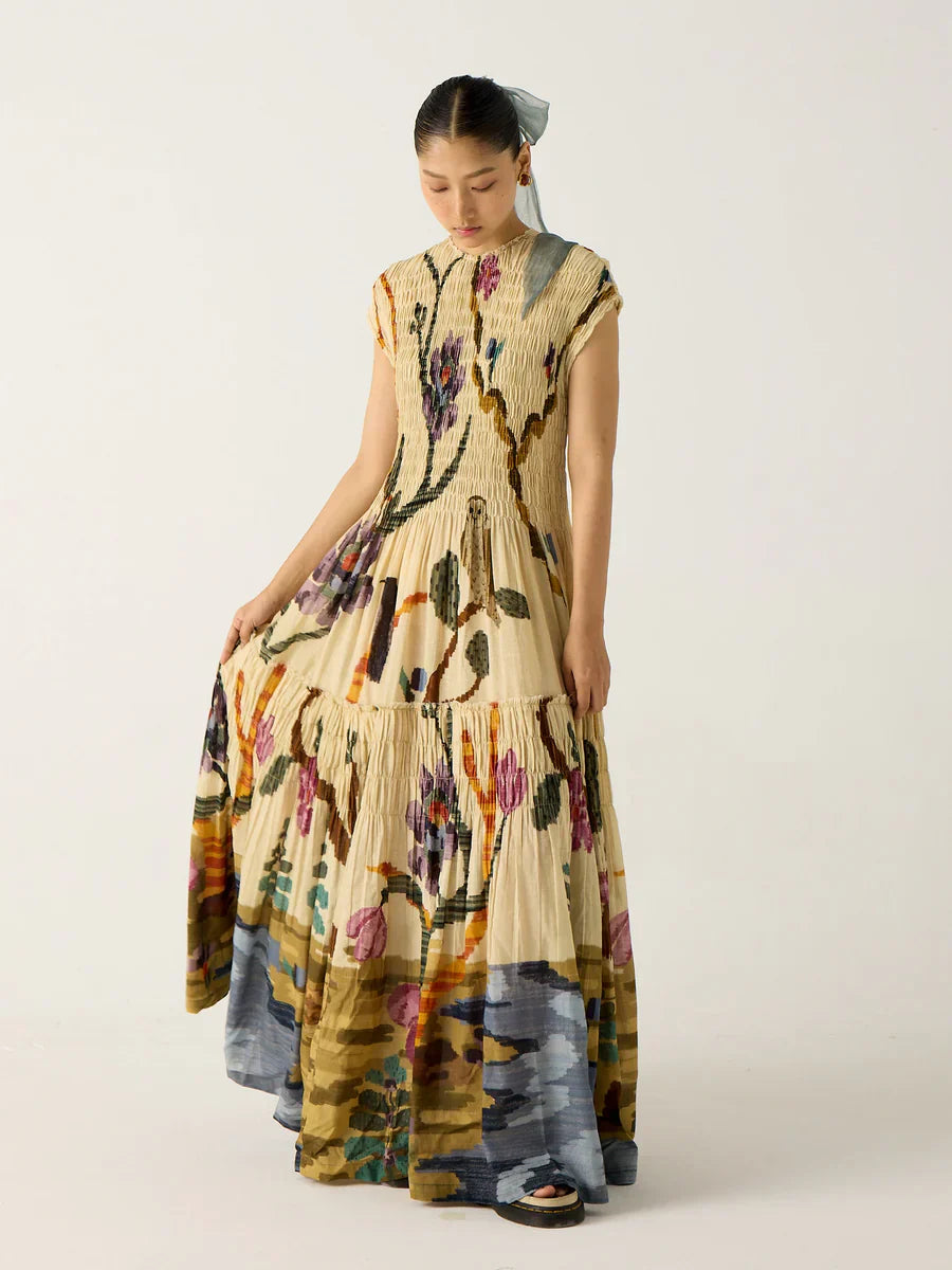 Amira Cotton Flare Dress