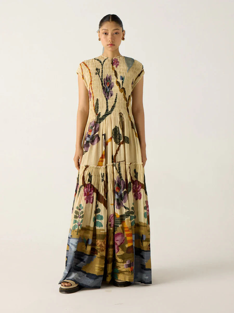 Amira Cotton Flare Dress