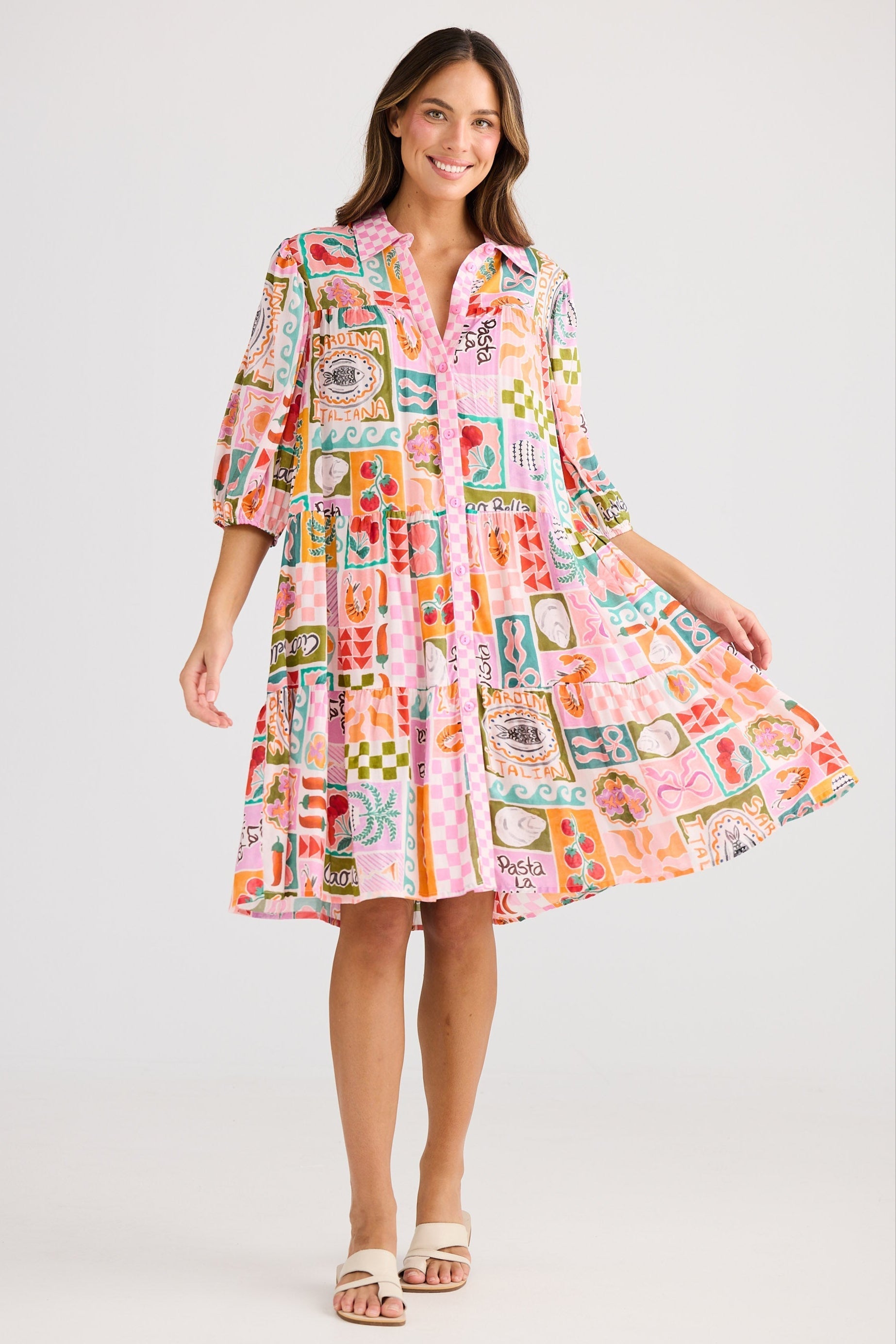 Fiji Dress - Sardinia Summer