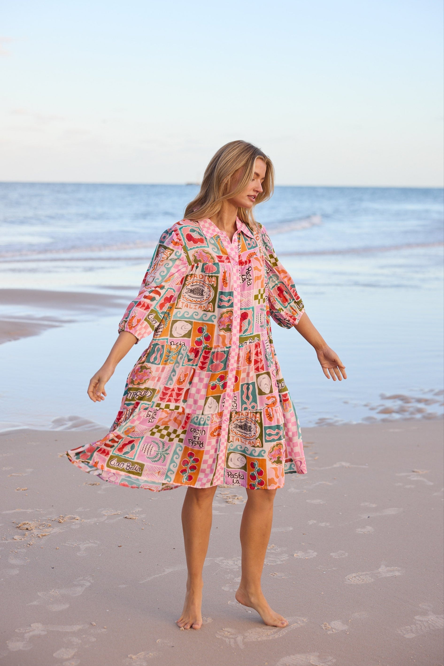 Fiji Dress - Sardinia Summer